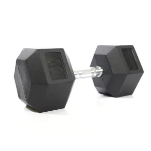 Just for You Mega Fitness - Rubber Hex Dumbbell 60lbs Cant-Miss, Fixed Barbell Set, Leg Curls,Extensions,Calf Presses, Olympic Frisbee Rack