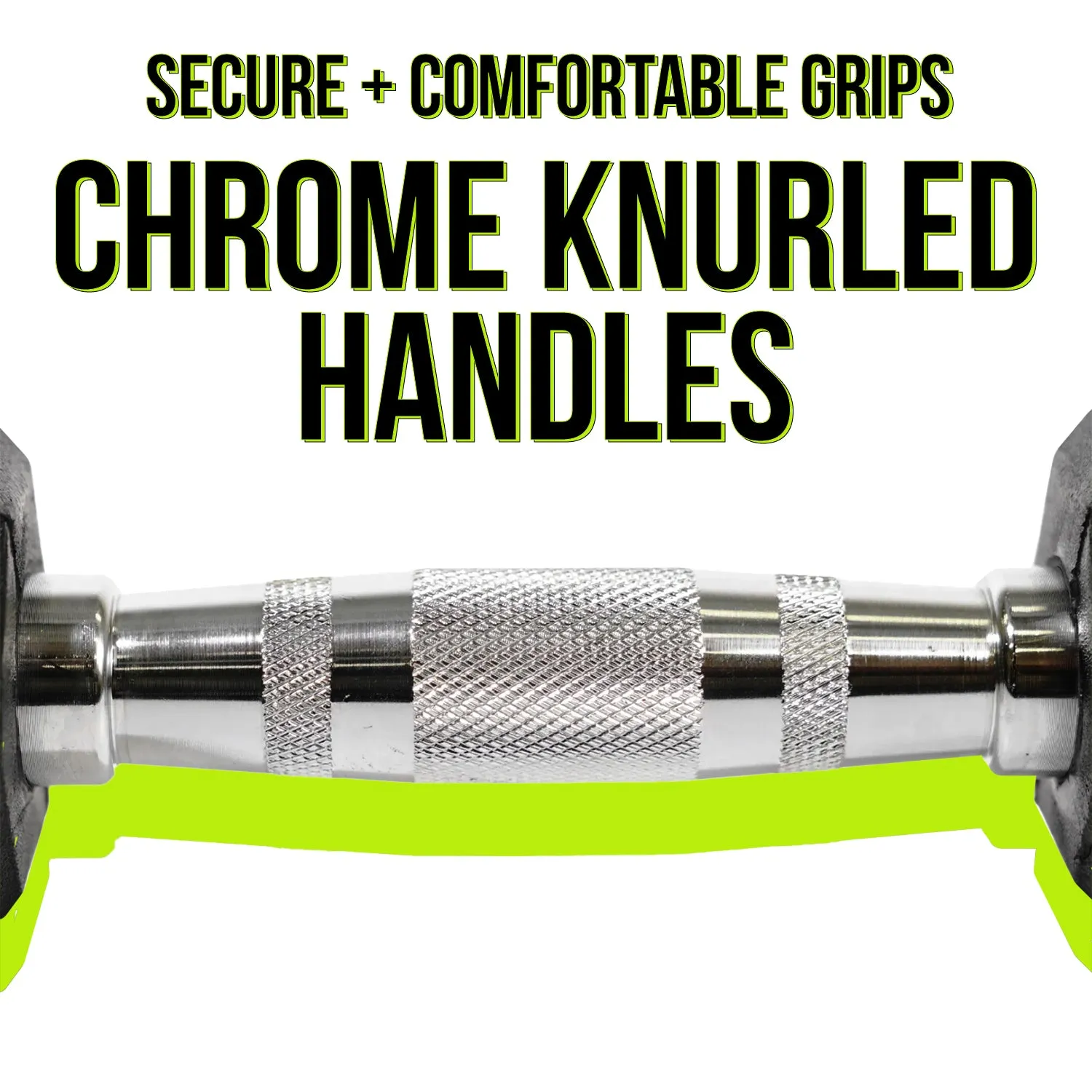 Mega Fitness - Rubber Hex Dumbbell 60lbs, Yoga Sustainable Range, Gym lock combination, Rower