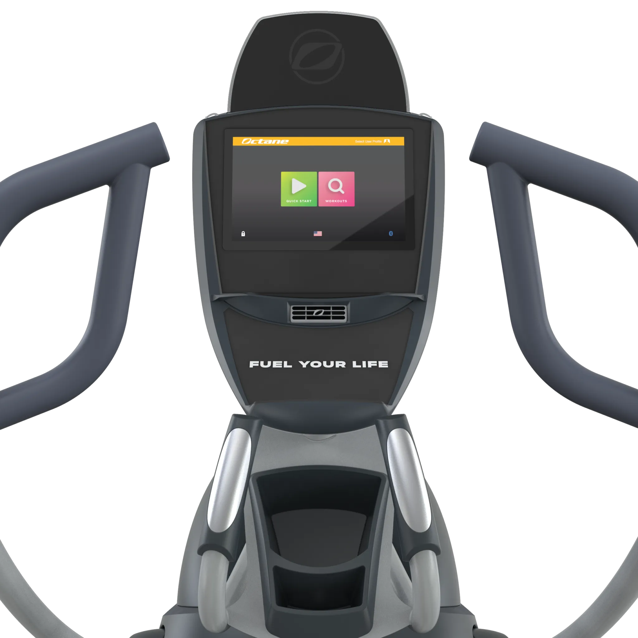 Octane - Q37Xi Elliptical with TouchScreen Console, Rollers
