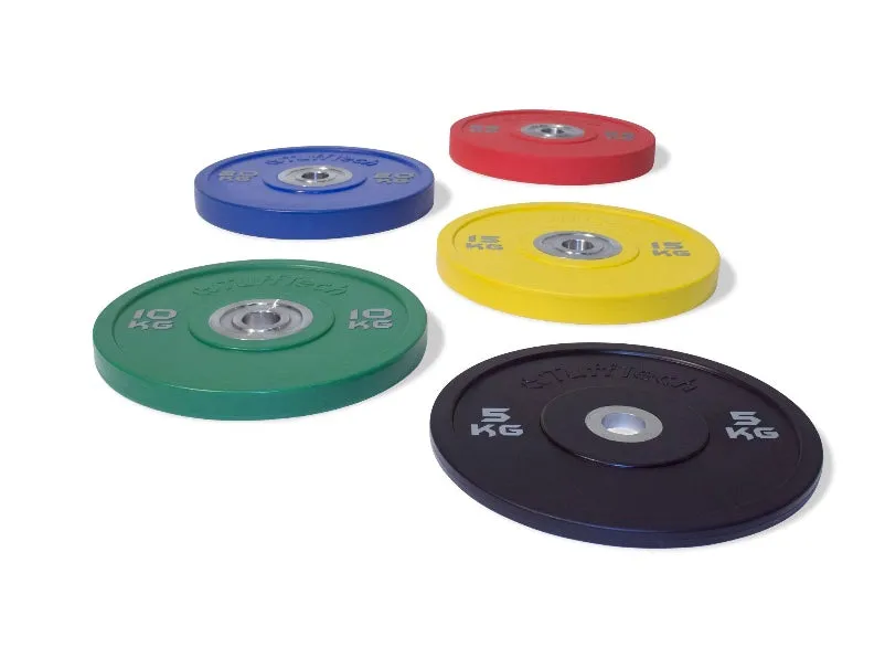 Physical Company PU Competition Bumper Plate Barbell Set - 150kg, Yoga Sustainable Range, Squat Racks, Fitness,Activity Trackers