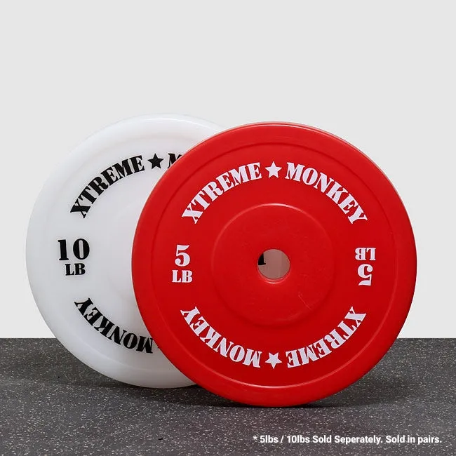 XM Fitness 5lbs Olympic Technique Plates, Dumbbell Sets