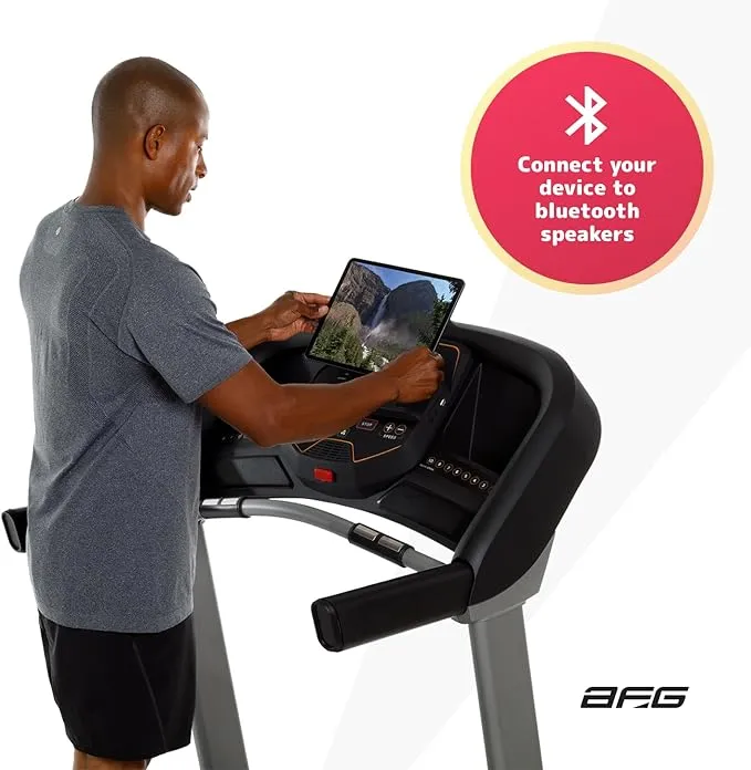 AFG - T7 Folding Treadmill, Quiet elliptical for apartment