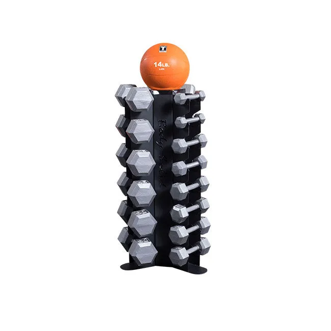 Body Solid GDR80 Vertical Dumbbell Rack, Cable machine attachments