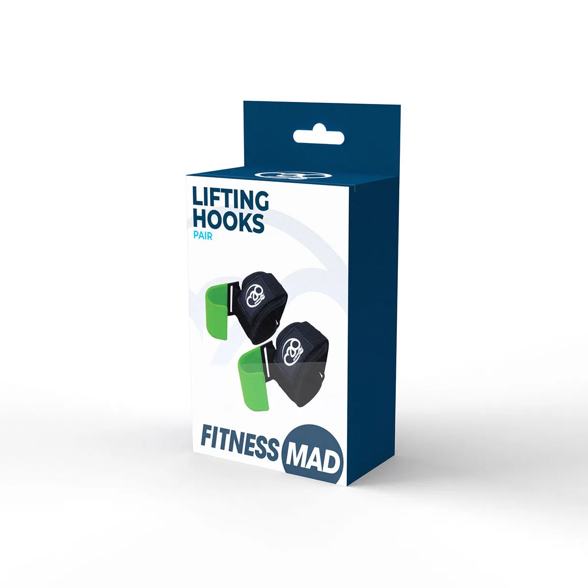 Fitness Mad Lifting Hooks | Pair, Yoga wheel for back, Weightlifting Accessories