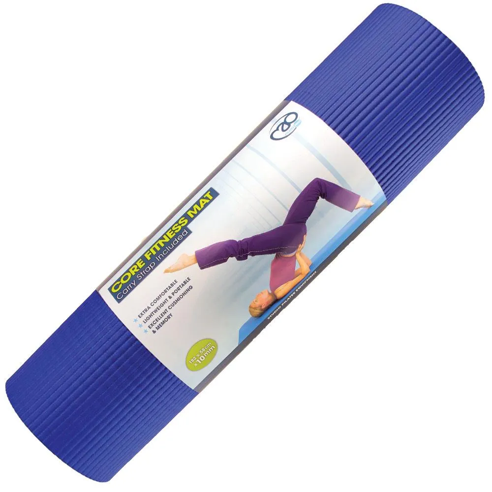 Just Unboxed Fitness Mad Pilates Core Fitness Mat | 10mm Ready to Ship, Fixed Barbell Set (With Stand), GHD,Core Trainers