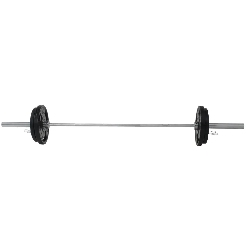 Hit Fitness 50kg Core Weight Set | Radial Plates and Barbell, Portable pull up bar, GHD,Core Trainers