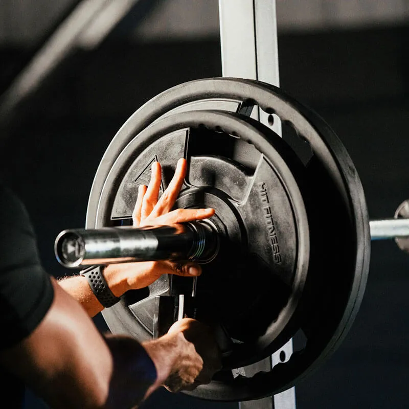 Hit Fitness Rubber Radial Olympic Weight Discs | 10kg, Cyber Monday gym equipment