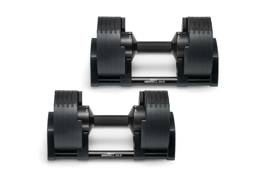 Just Unboxed NOBELL 50lb Adjustable Dumbbells (Matte Black) Limited Edition, Smart scale body fat, Black Friday fitness deals