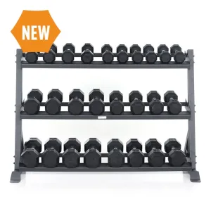 Just Unboxed Power Systems Granite Series Horizontal Dumbbell Rack Todays Pick, Weight Bars, Gym equipment for seniors, Mobility