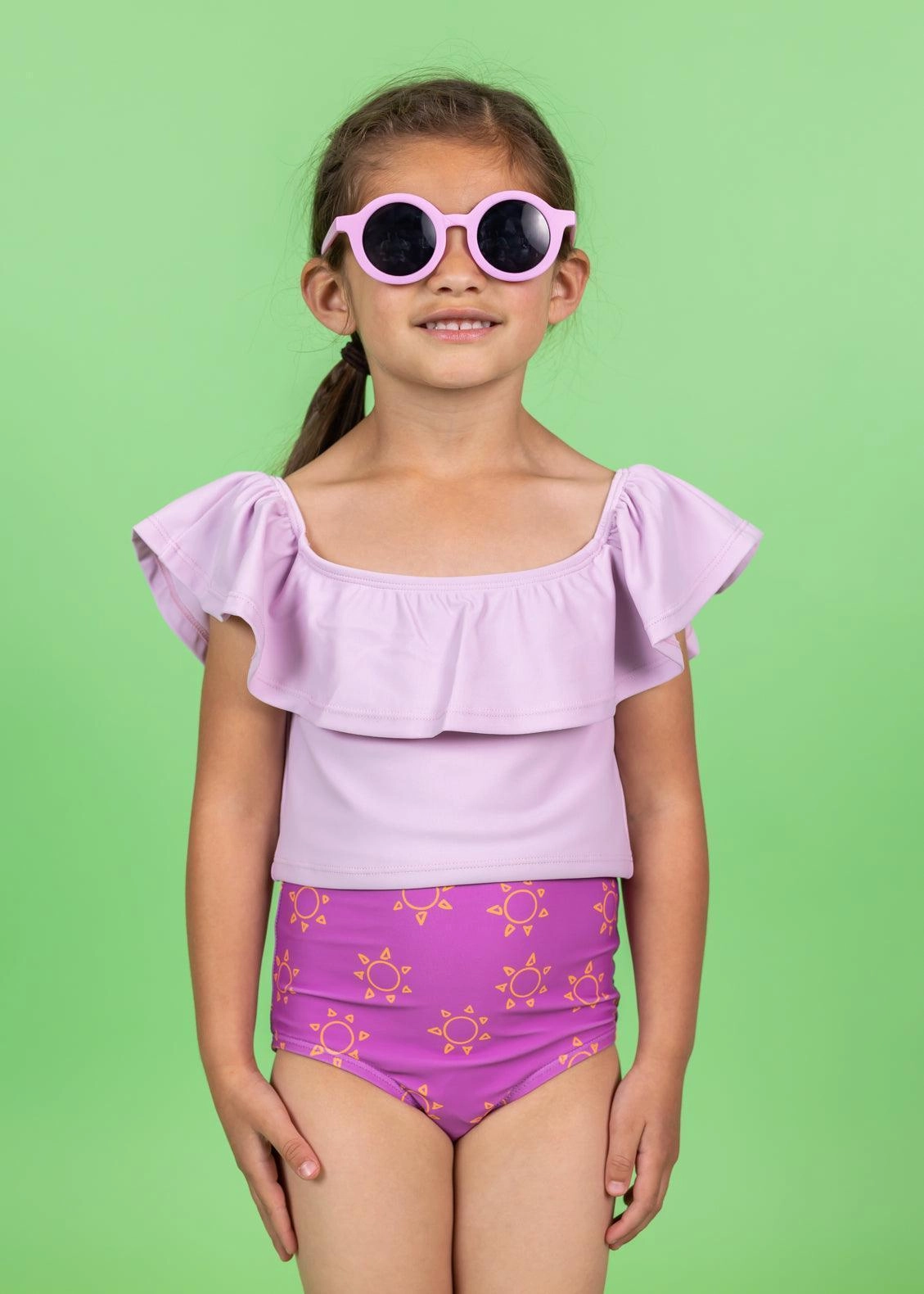 Just Lilac | Mini Ruffled Around Top