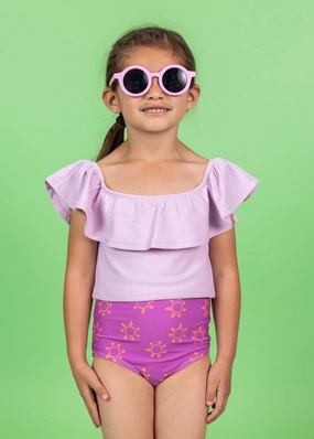 Just Lilac | Mini Ruffled Around Top