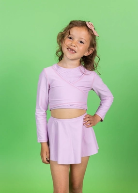Just Lilac | Mini Wrap Top Rashguard