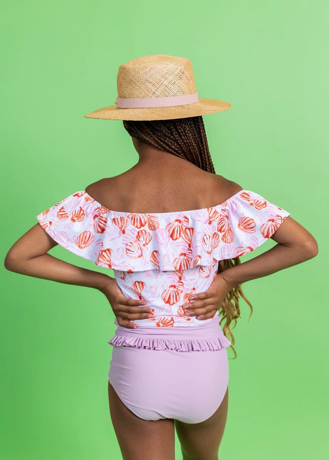 Just Lilac | Youth Mid-Ruffle Bottoms