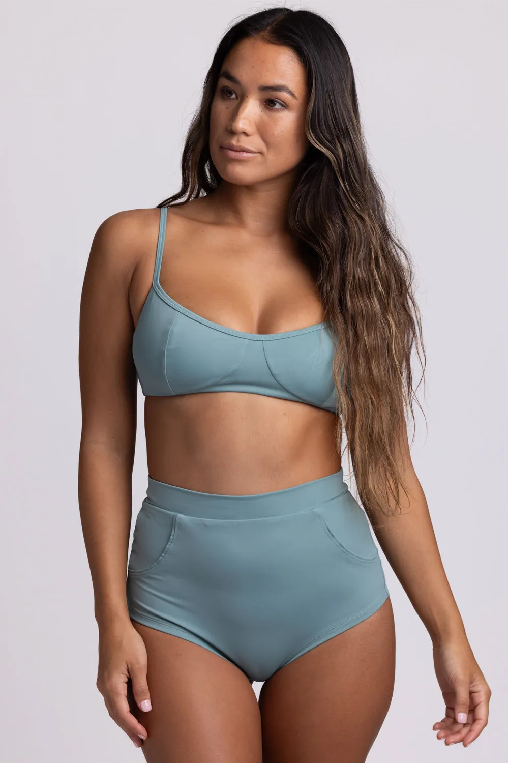 Kaia Bikini Bottom - Mediterranean
