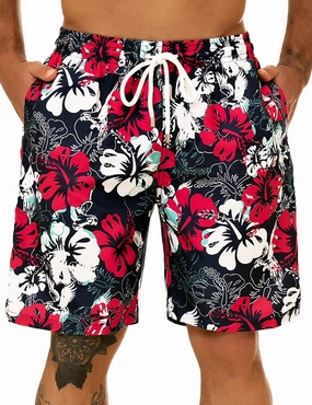 KAILUA SURF Big and Tall Mens Swim Trunks, 9" Mens Designer Bathing Suit Boardshorts