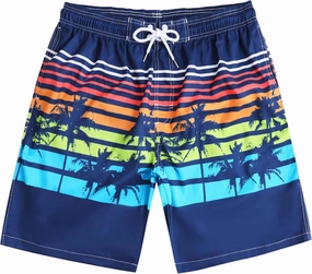 KAILUA SURF Mens Swim Trunks Long, Quick Dry Boardshorts, 9 Inches Inseam Bathing Suits with Mesh Lining