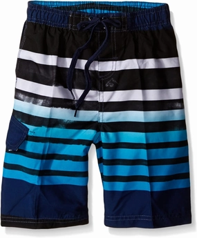 Kanu Surf Boys' Reflection Quick Dry UPF 50  Beach Swim Trunk