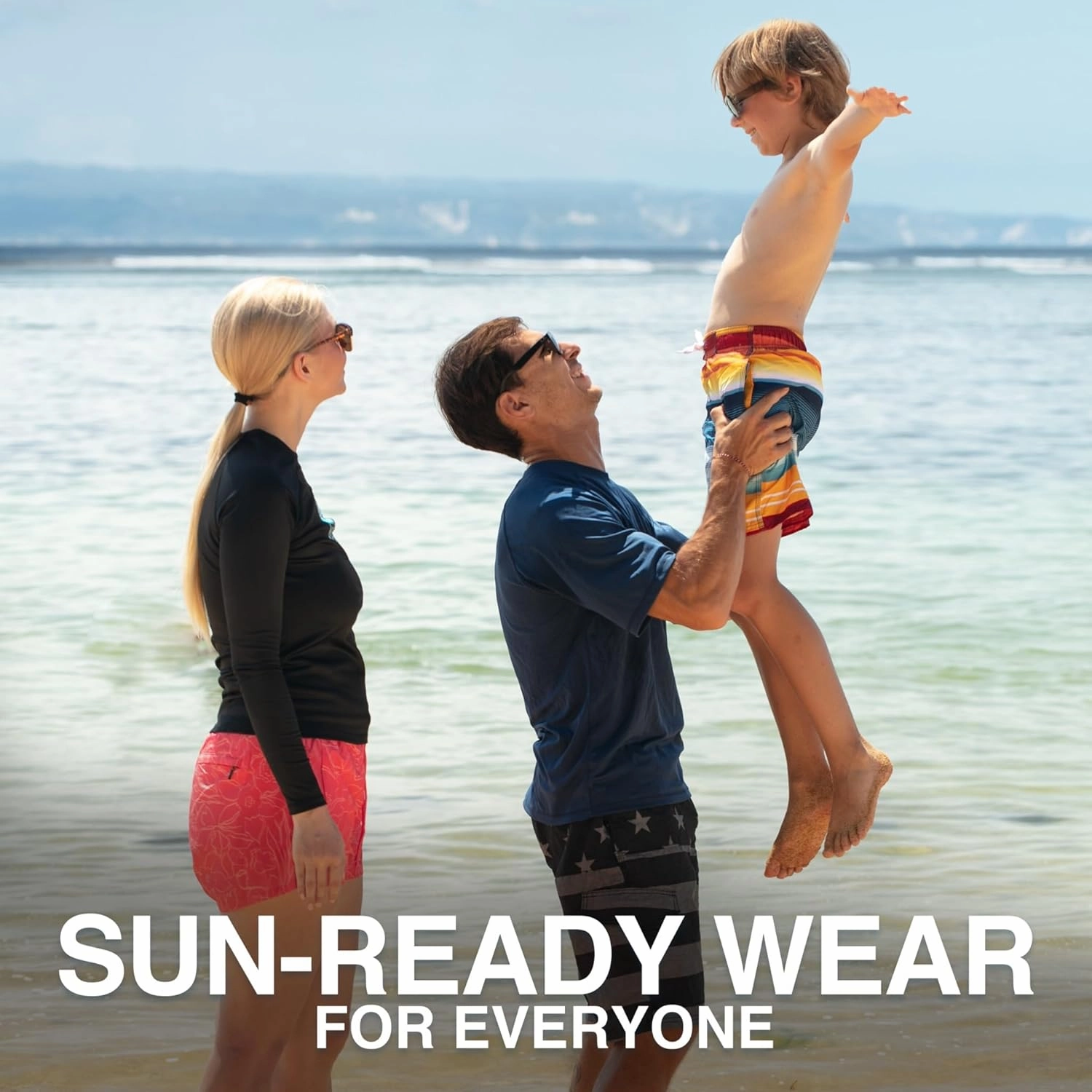 Kanu Surf Echo Boys Swim Trunks with UPF 50  Sun Protection-Quick Dry Boys Swimsuit