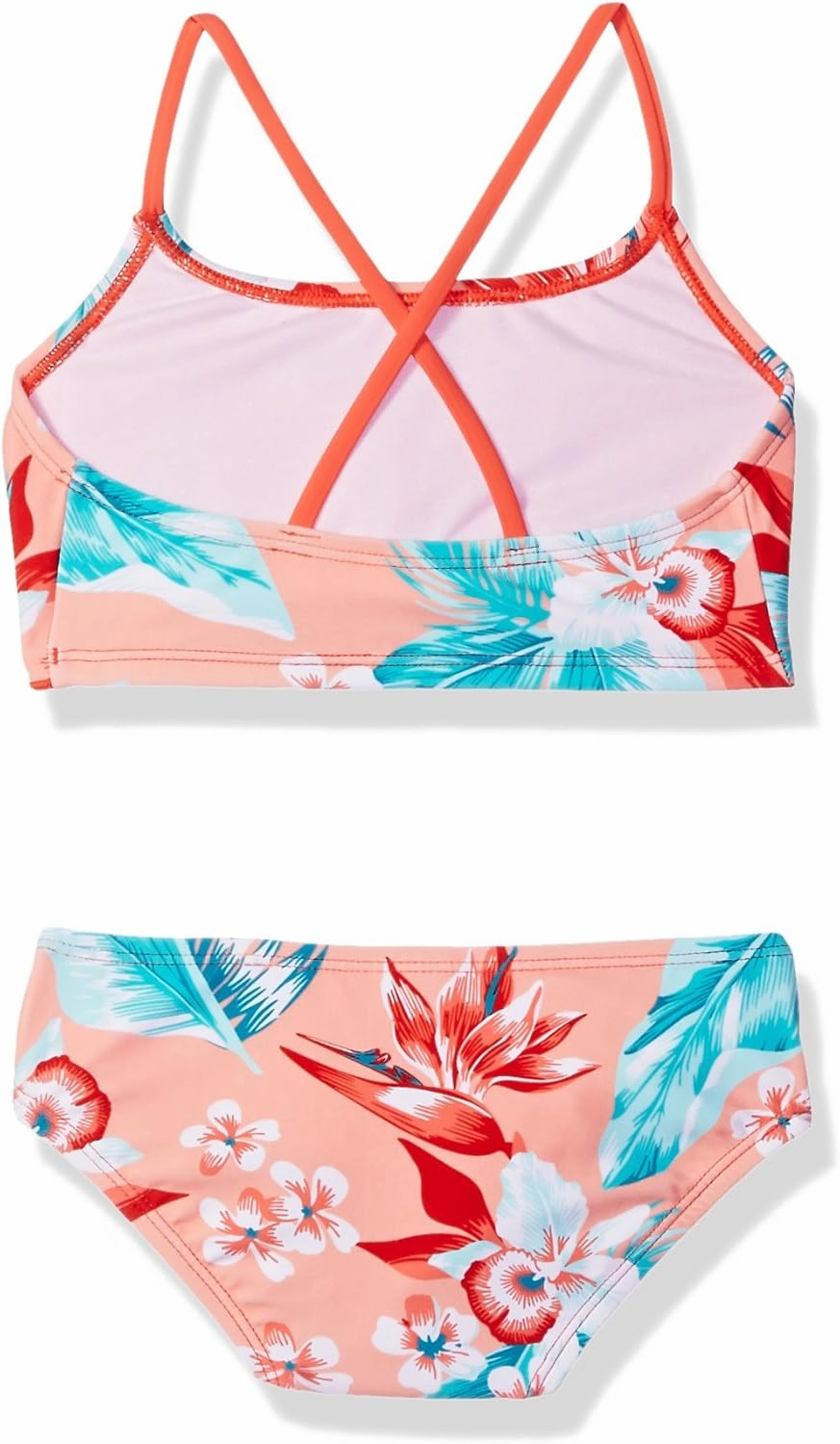 Kanu Surf Girls' Alania Flounce Bikini Beach Sport 2 Piece Swimsuit