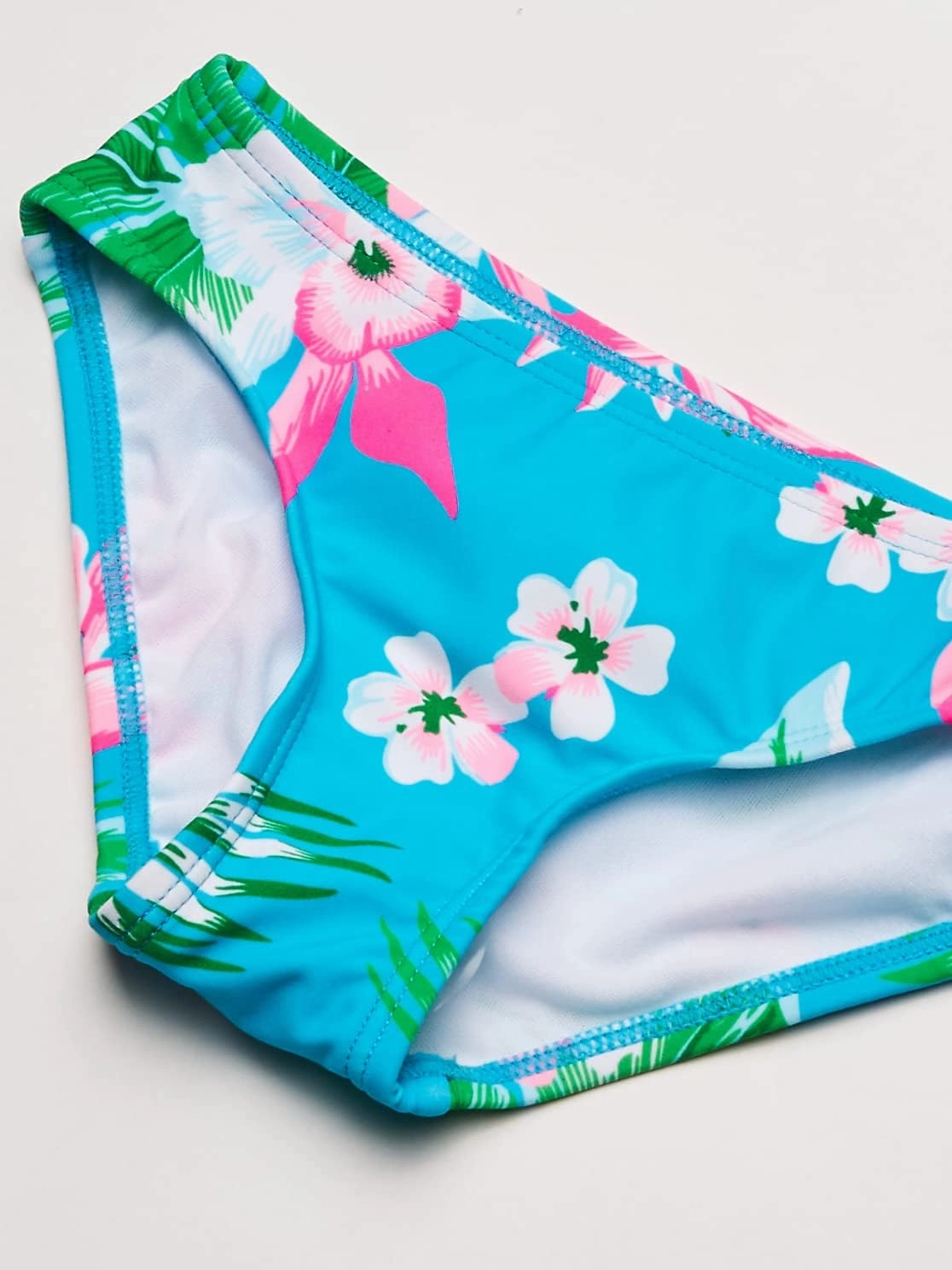 Kanu Surf Girls' Alania Flounce Bikini Beach Sport 2 Piece Swimsuit