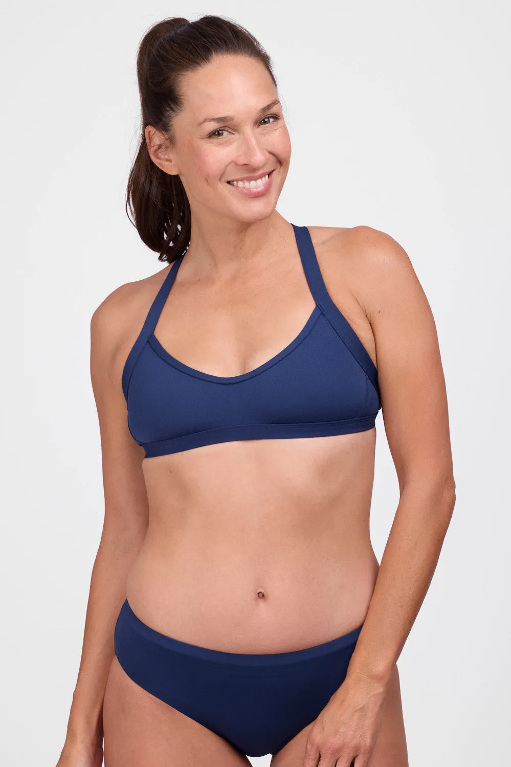 Kathleen Bikini Top - Navy