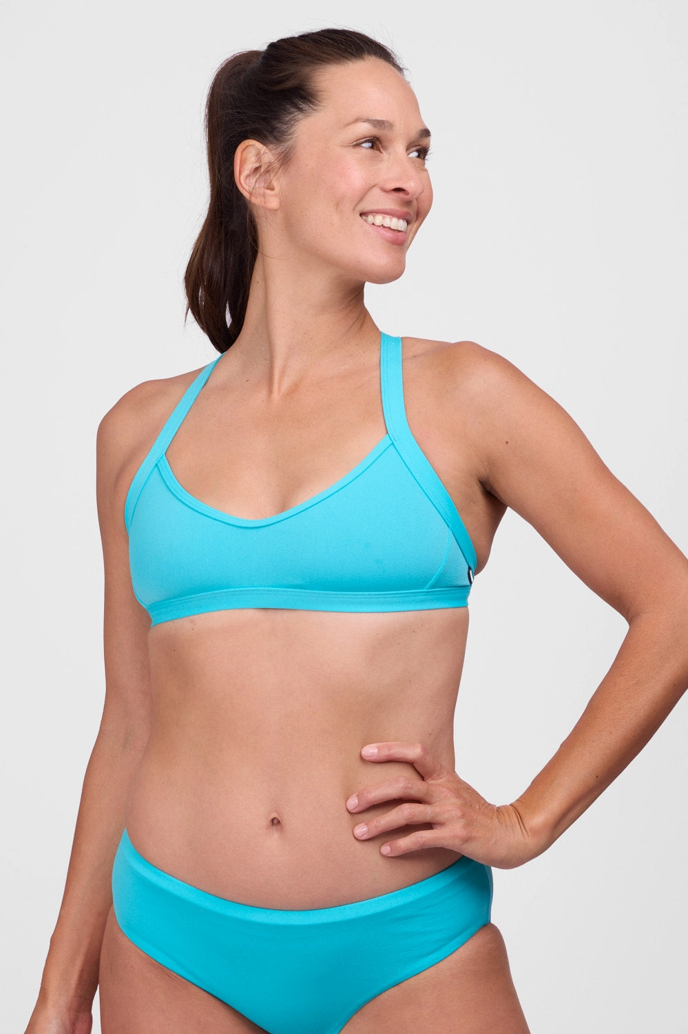 Kathleen Bikini Top - Hawaii Blue