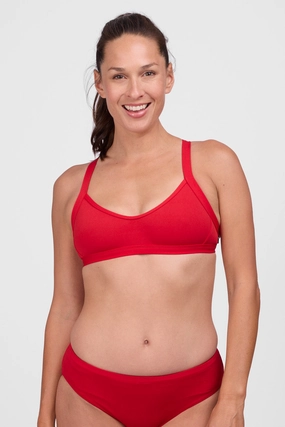 Kathleen Bikini Top - Red