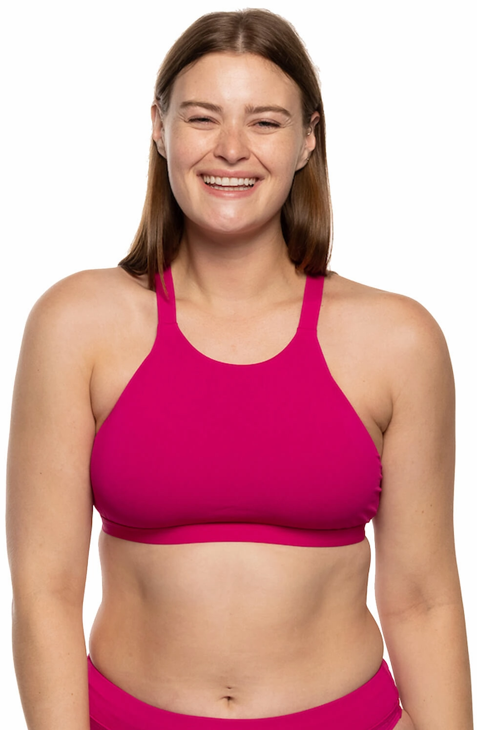 Kaylee Bikini Top - Dragon Fruit