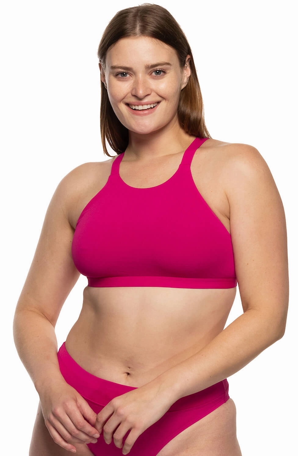 Kaylee Bikini Top - Dragon Fruit