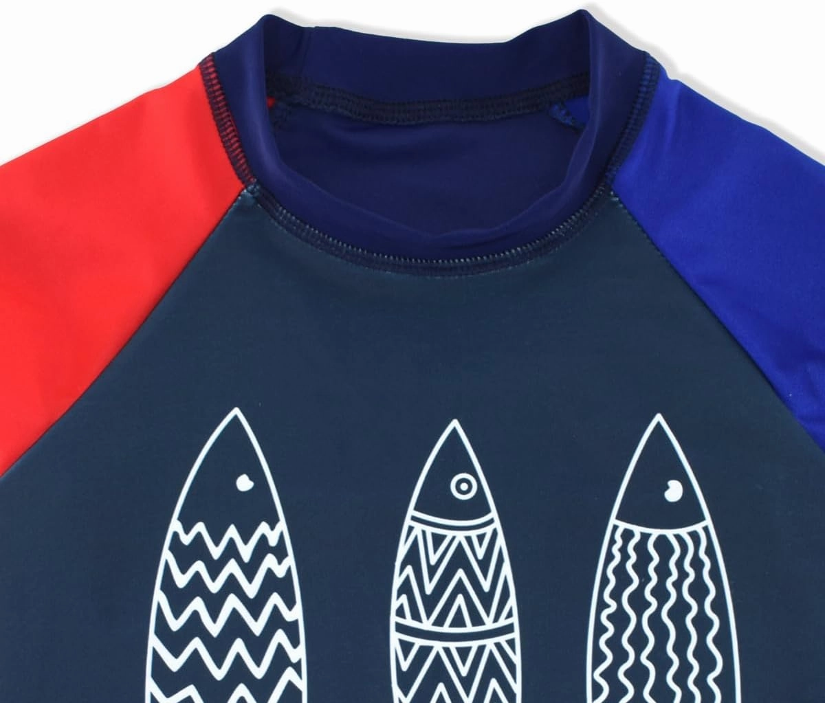 Kids Short Sleeve Sunsuit Swimwear Boys Two Piece Rash-Guard-Sets Dinosaur Pattern