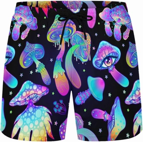 KSLIDS Mens Swim Trunks with Compression Liner 2-in-1 Swimming Shorts 5 inch Inseam Quick Dry Beach Board Shorts