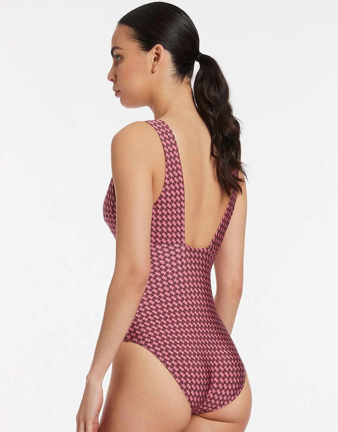 Lalita Plunge Swimsuit - Orchid