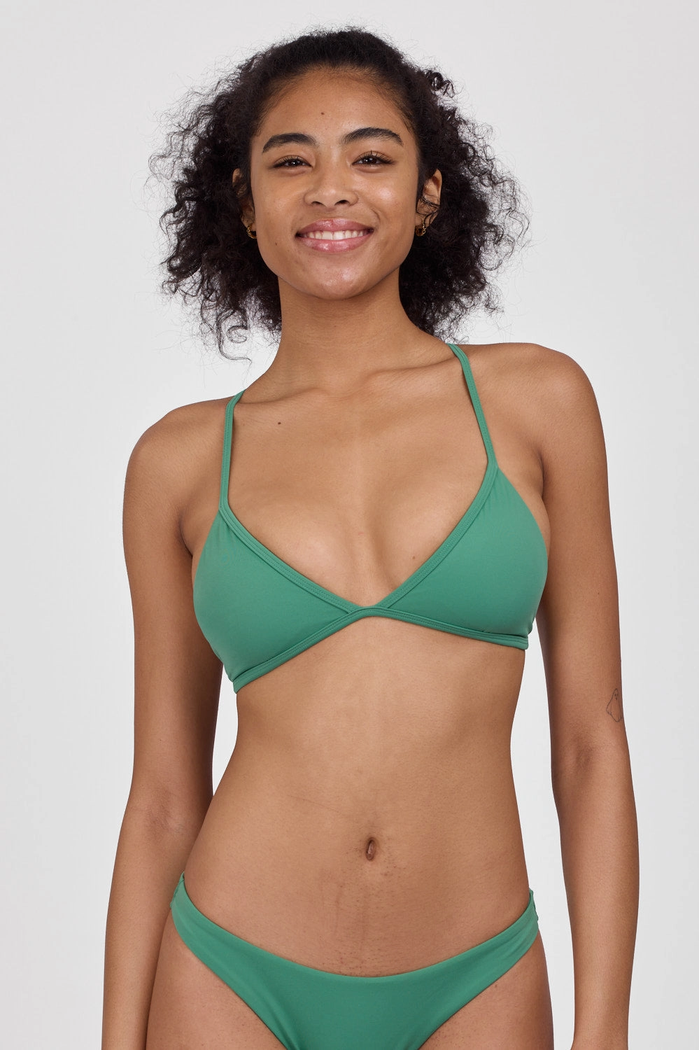 Lily Bikini Top - Kale