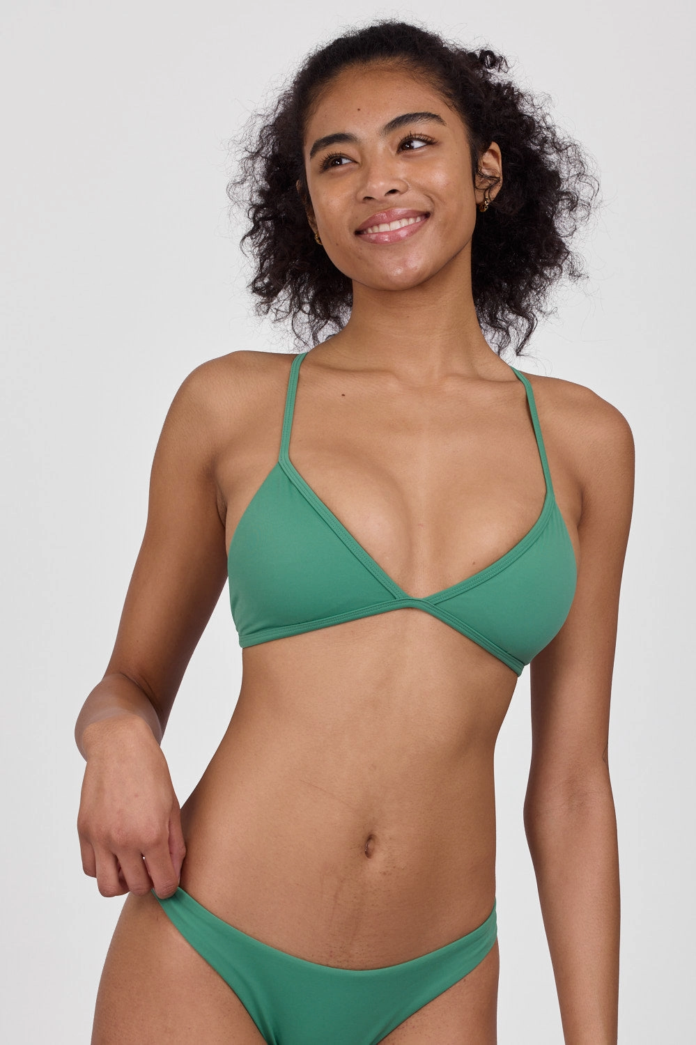 Lily Bikini Top - Kale