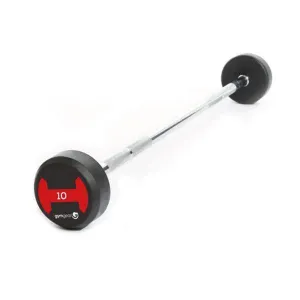 Limited Edition GymGear 10 to 30kg Rubber Barbell Set (5 Barbells in 5kg increments) Instant Classic, Push up bars, Clearance exercise machines, Sandbags,Battleropes