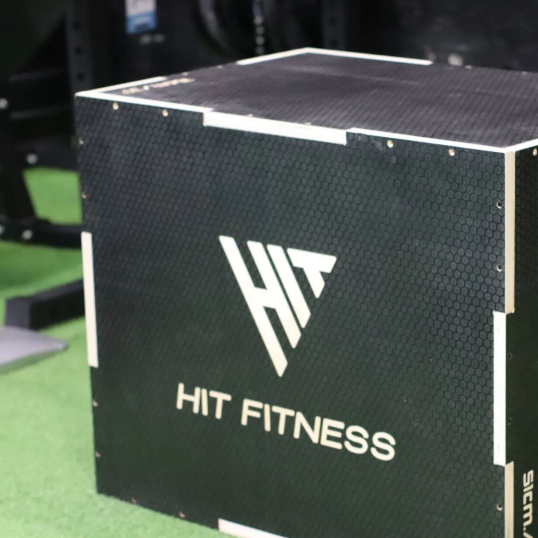 Hit Fitness 3 in 1 Wooden Plyometric Box | Black, Benches