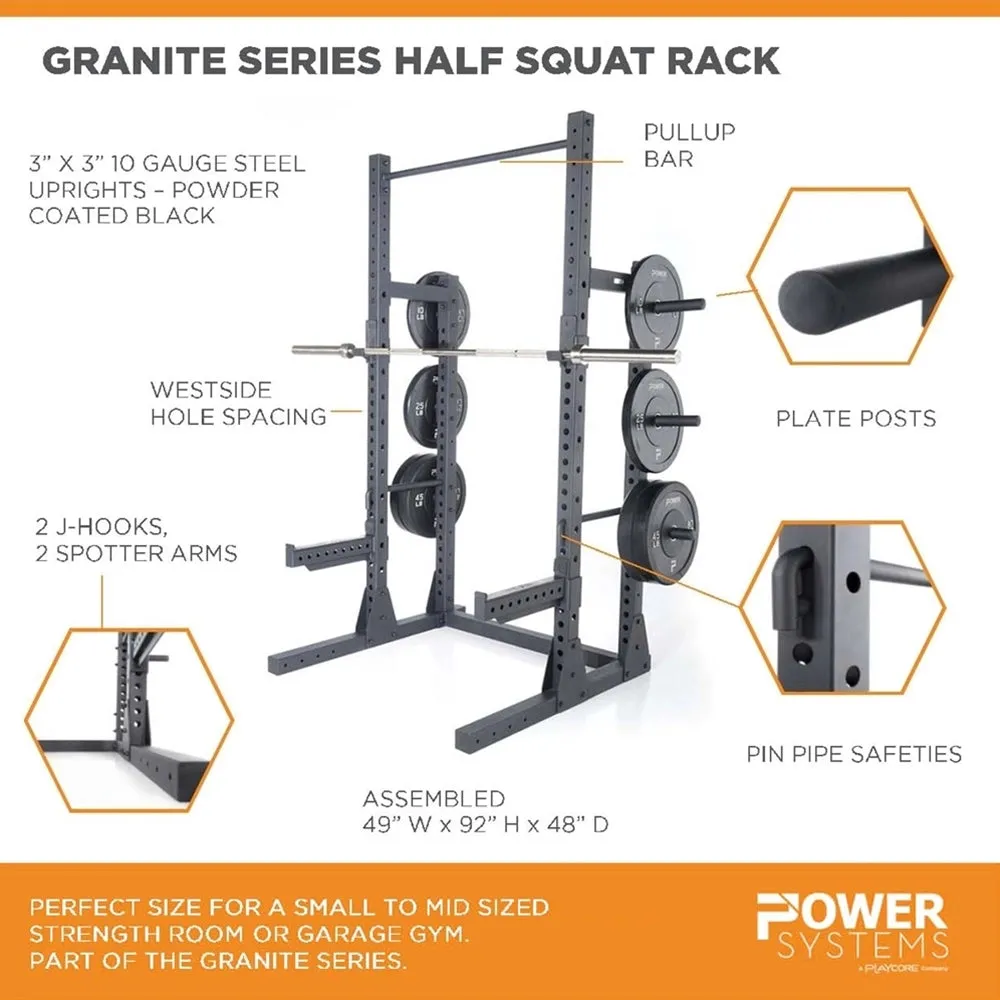 Power Systems Granite Series Half Squat Rack, Sleep tracker wearable