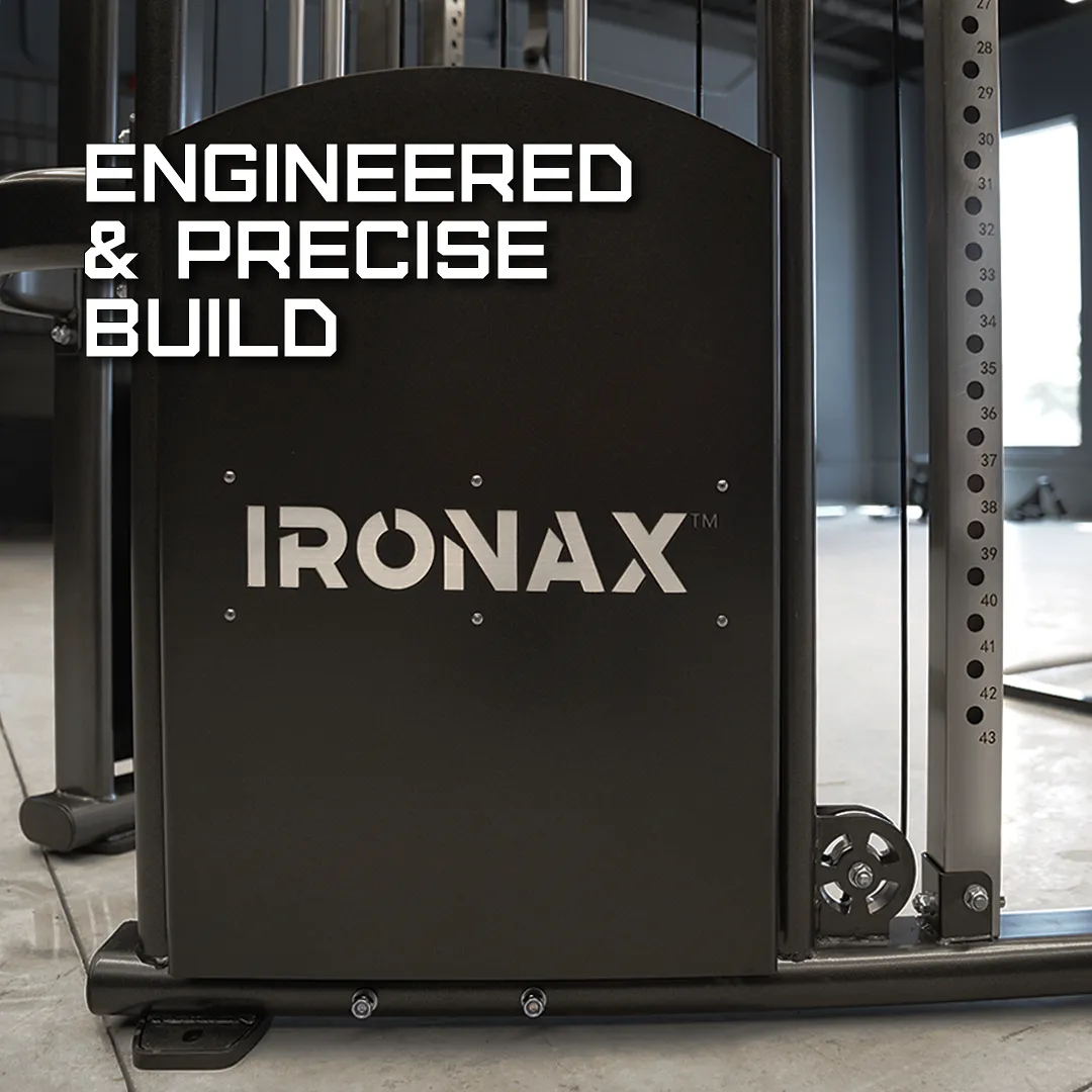 IRONAX XFT Functional Trainer, Mini trampoline rebounder, Olympic Individual Frisbee, Yoga mat thick