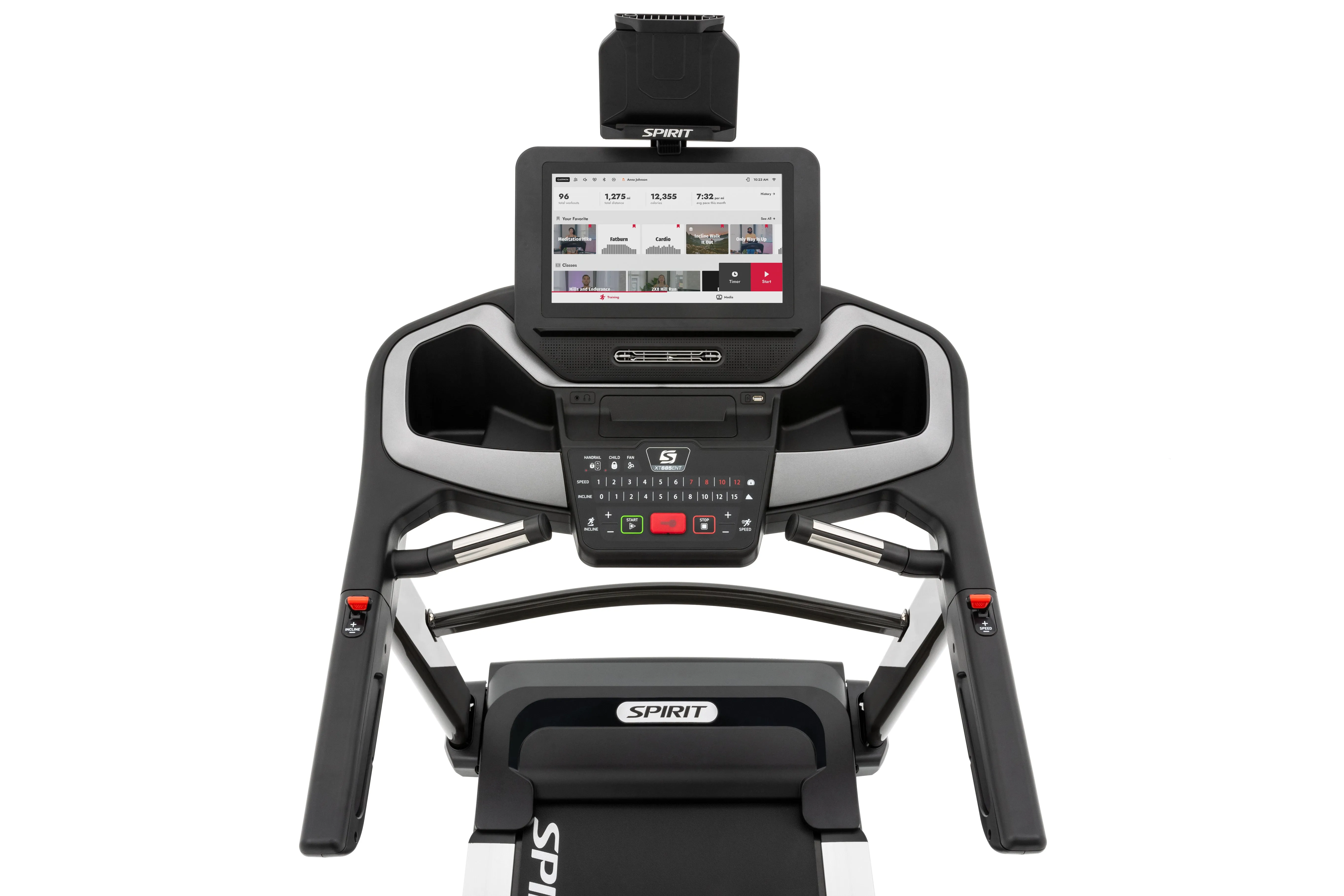 Spirit XT685-ENT Treadmill, Black Friday fitness deals, Studio Dumbbells