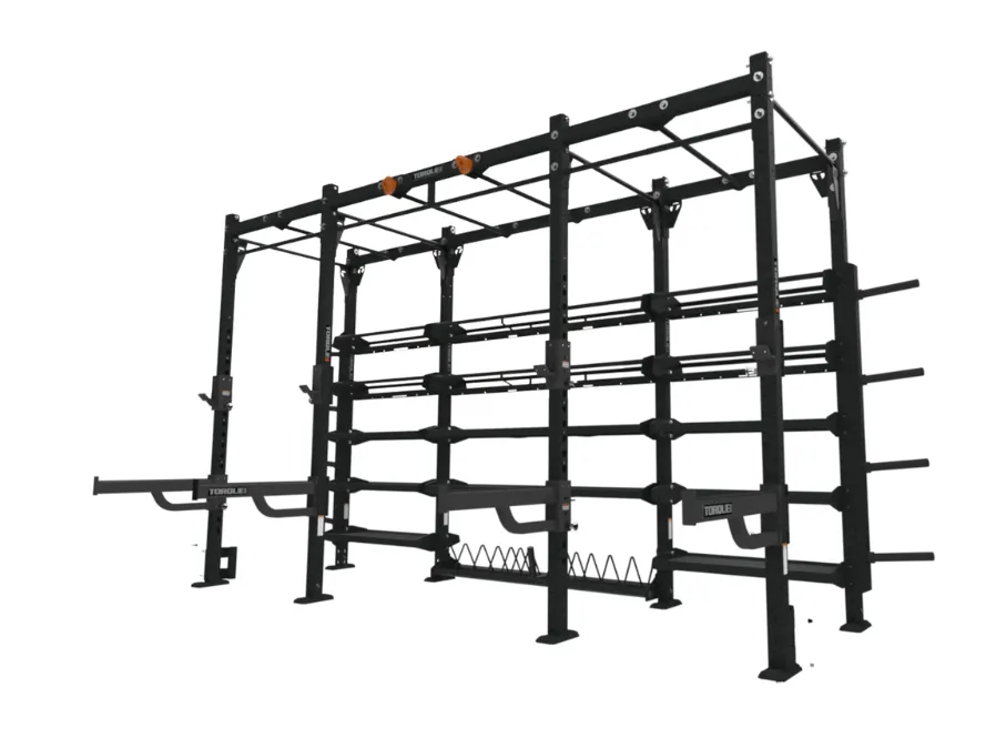 TORQUE Fitness FOOT 14x4 Monkey Bar Storage Rack, Protein shaker bottle