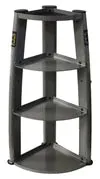 VTX Troy Vertical Kettlebell Rack with 4 Hooks and Accessory Tray, Commercial Bikes
