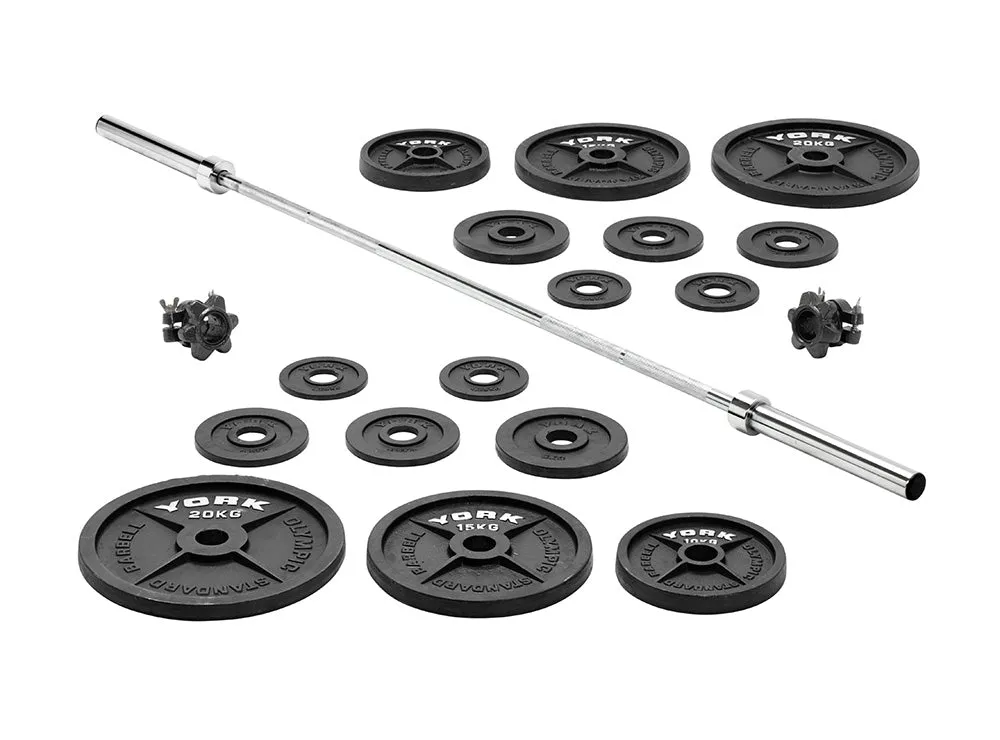 Limited Time York Barbell 140 KG Olympic Barbell Set Deal of the Day, Black Friday fitness deals, Racks,Cages,Squat Stands