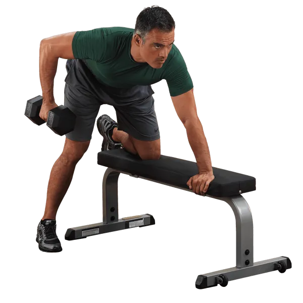 GFB350 Flat Bench, Olympic weight plates