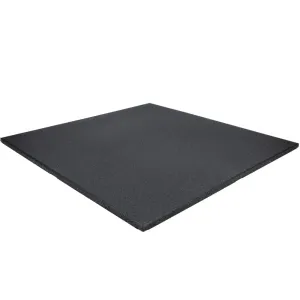 Loved by Thousands Hit Fitness Flat Connect Gym Flooring | 1m x 1m x 20mm | Black Quick Buy, Olympic Frisbee Rack, Fitness Testing