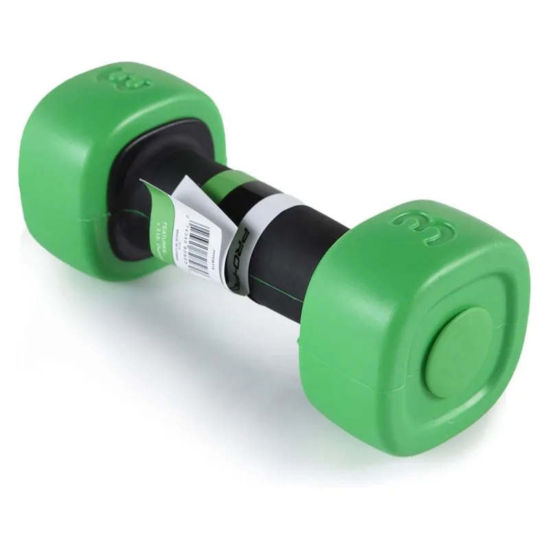 ProForm - 3LB & 5LB Square Polypropylene Dumbbell Pairs Kit, Aerobic Training,Yoga, Onboard Functions, Commercial Rowers
