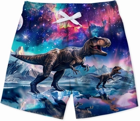 Lovekider Boys 3D Printed Funny Swim Trunks Casual Quick-Drying Beach Pant Sports Running Swim Surf Board Shorts 3-12 Years