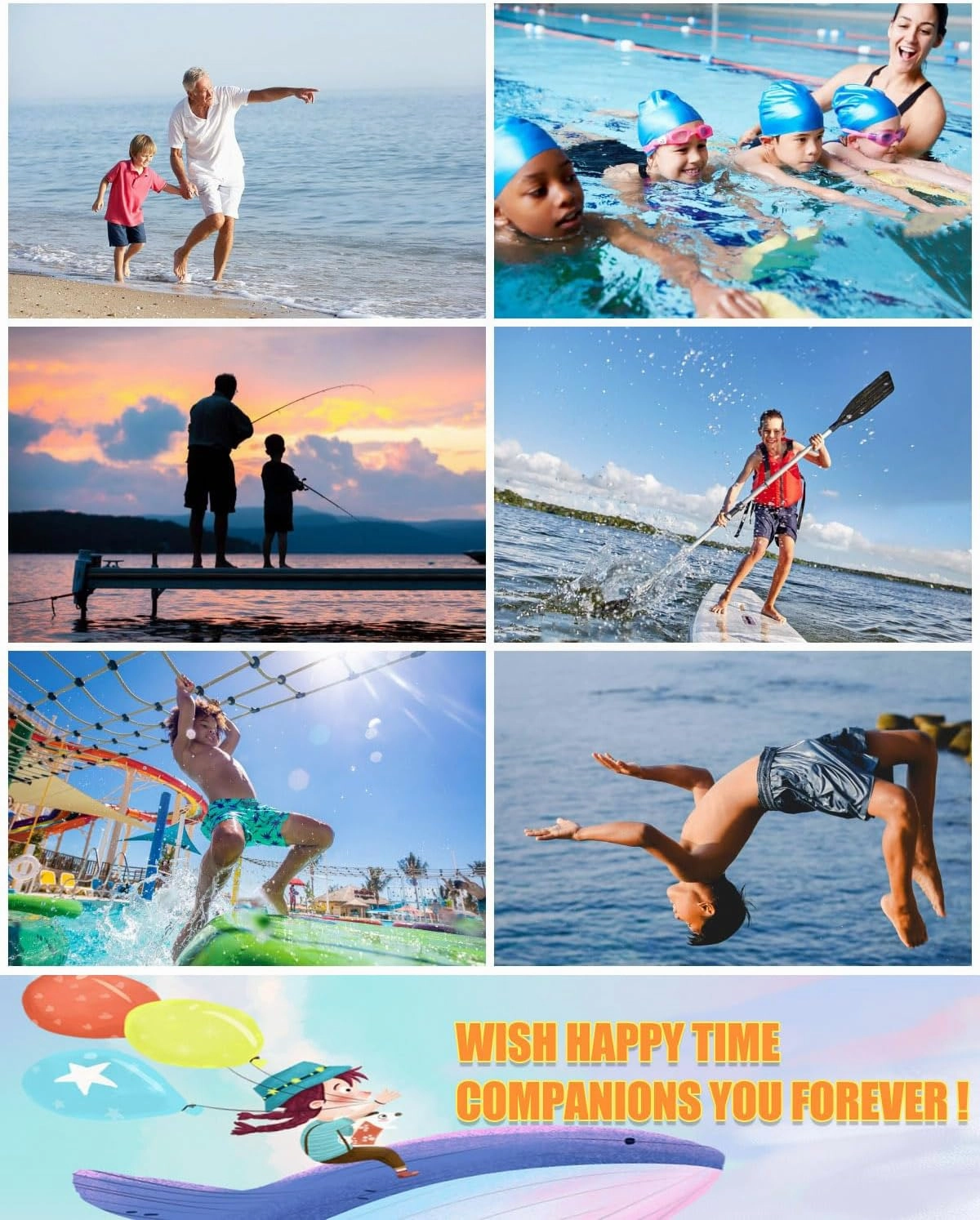 LUCOWEE Boys Swim Trunks Zipper Pockets Compression Liner Anti Chafe Swimsuit Bathing Beach Shorts Surf Quick Dry UPF 50 