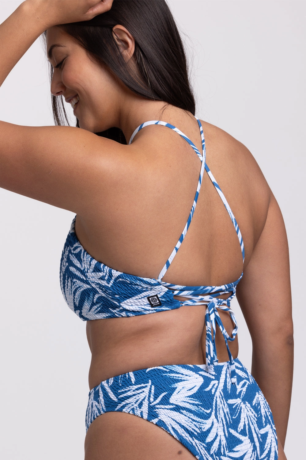 Luna Smocked Bikini Top - Retrobana