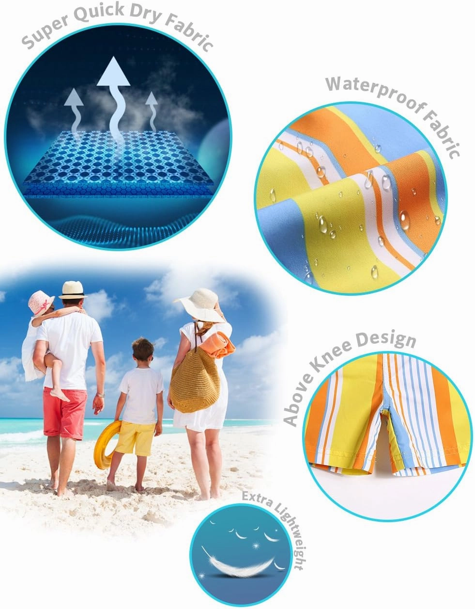 maamgic Boys Swim Trunks Toddler Swim Shorts Little Boys Bathing Suit Swimsuit Toddler Boy Swimwear