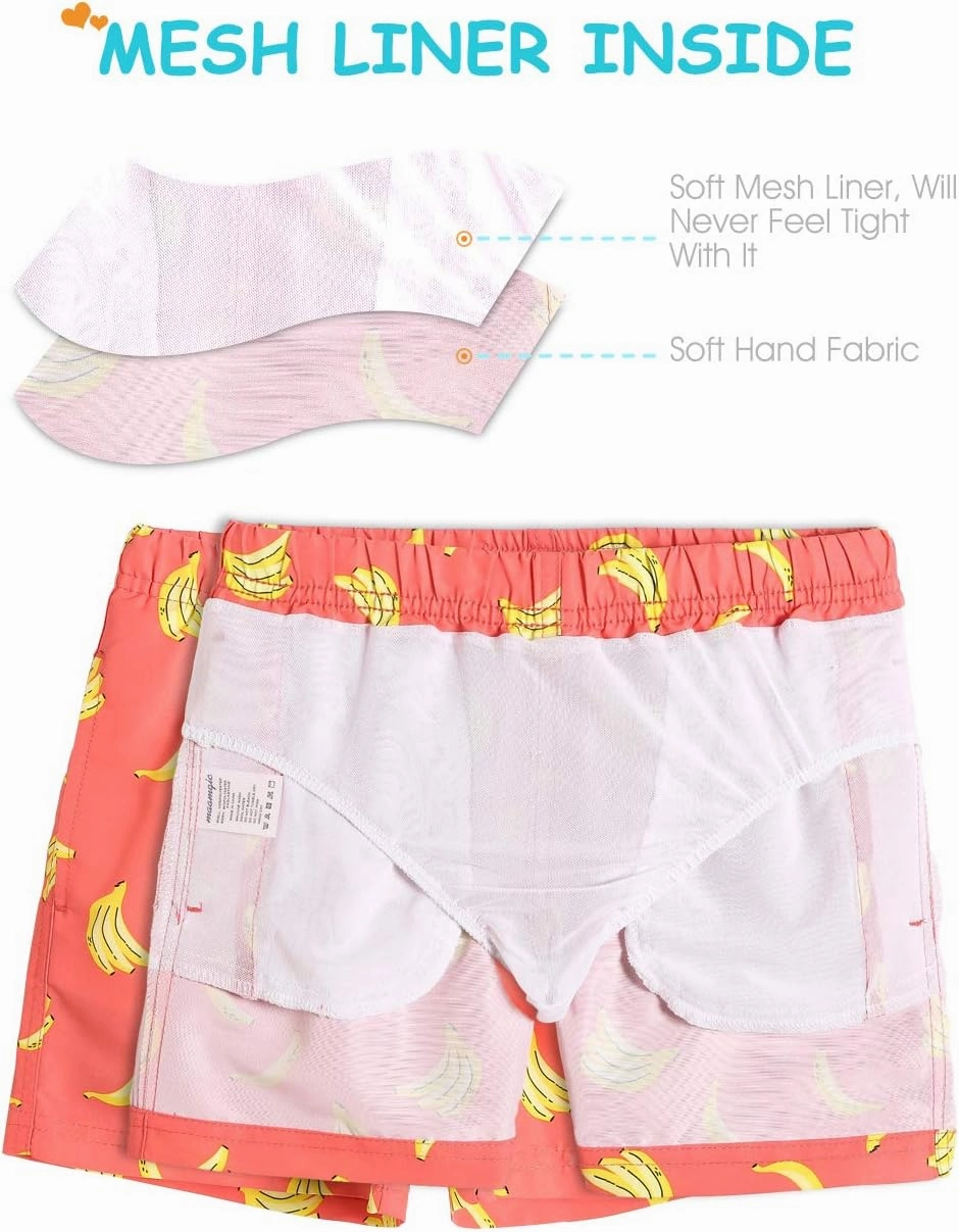 maamgic Boys Swim Trunks Toddler Swim Shorts Little Boys Bathing Suit Swimsuit Toddler Boy Swimwear